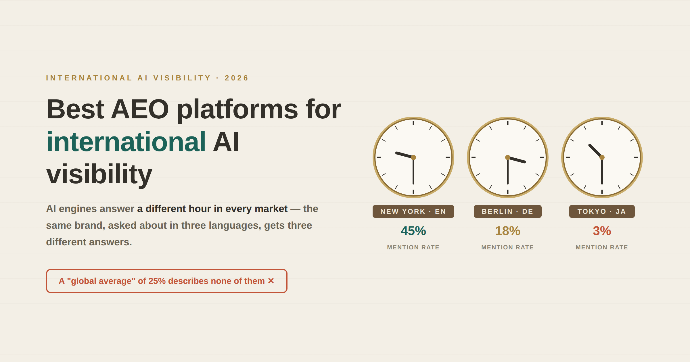 Best AEO Platforms for International AI Visibility (2026)