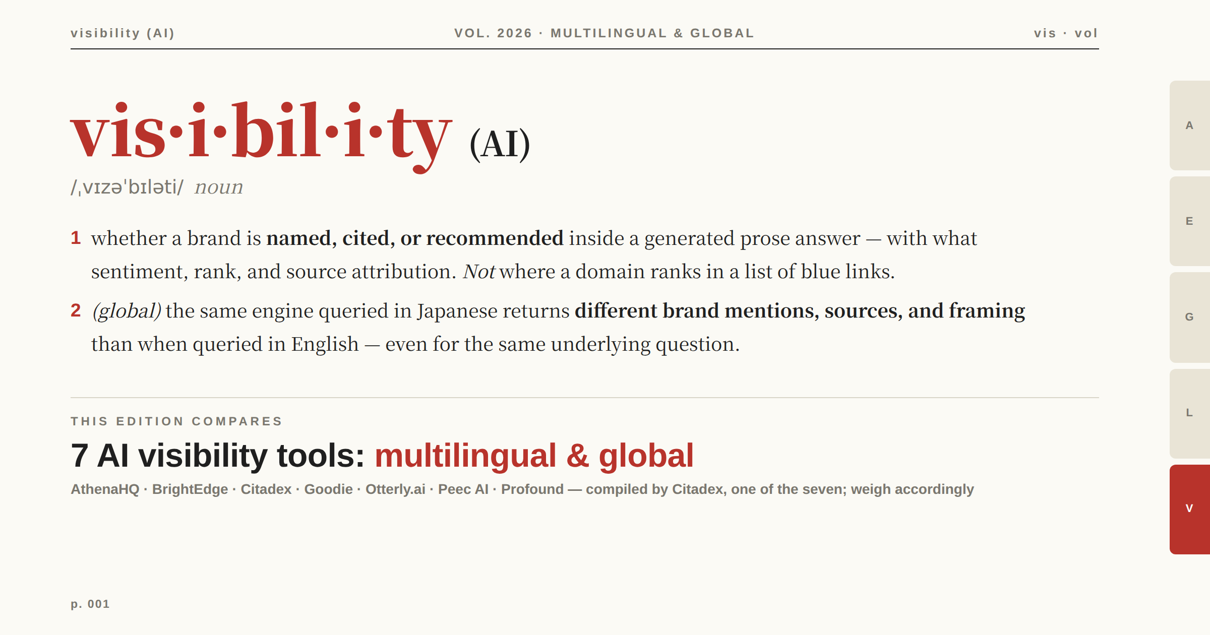 7 AI Visibility Tools Compared: Multilingual & Global