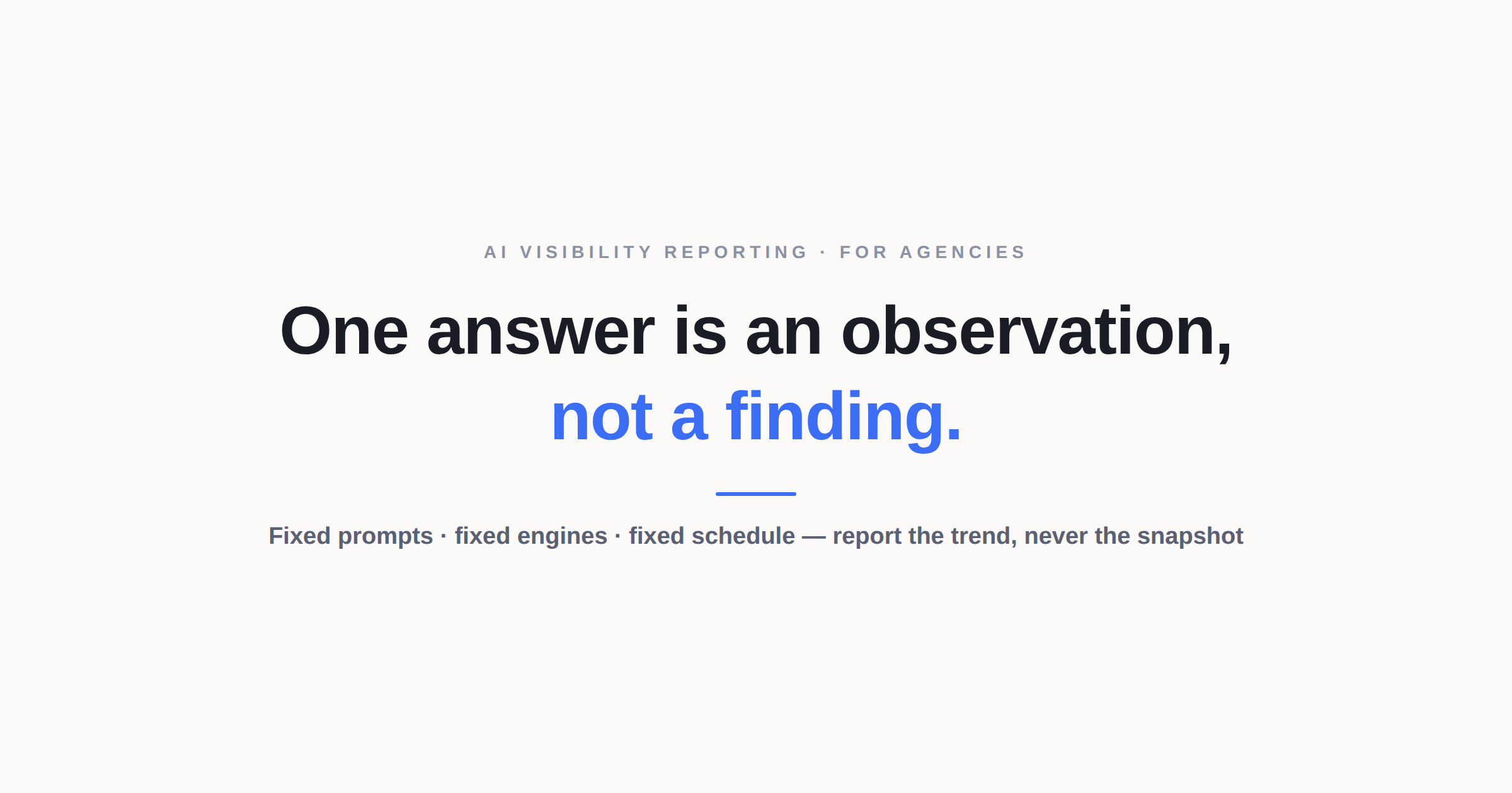 How to Give Clients Reliable AI Visibility Reports When ChatGPT Recommendations Keep Changing